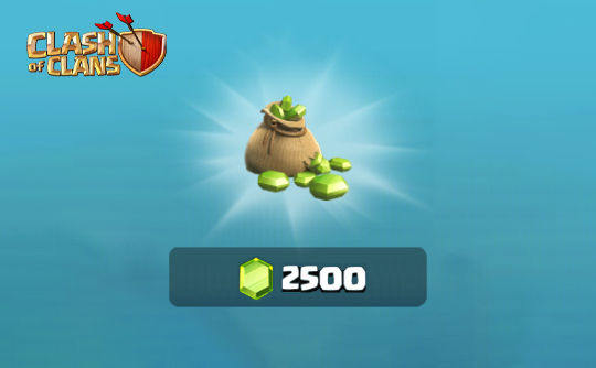 2500 宝石 部落冲突 （国际服）/Clash of Clans